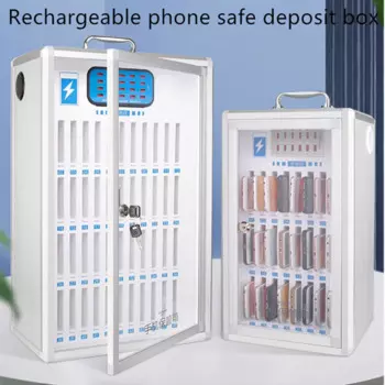 Безопасный Сейф с USB-портом для зарядки, чемодан, школьный блок для встреч, повесить на стену, ящик для хранения, замок 48