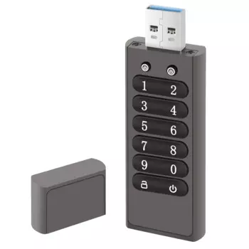 Безопасный USB-накопитель, 32 ГБ зашифрованный USB-накопитель, оборудование, пароль, карта памяти с клавиатурой, U-диск
