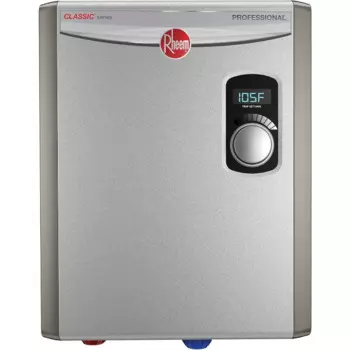Безрезервуарный электрический водонагреватель Rheem, 18 кВт, 240 в, серый цвет
