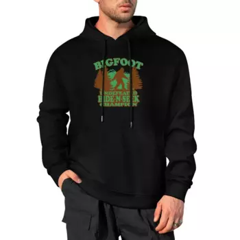 Bigfoot Hide N Seek Champion (винтажный потертый) пуловер с капюшоном, мужская дизайнерская одежда, осенняя одежда, модные мужские толстовки