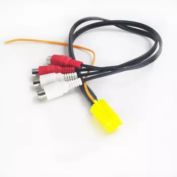 Biurlink автомобильный радиоприемник Mini 6Pin ISO адаптер Aux линия Out 4 chinch кабель 4RCA разъем