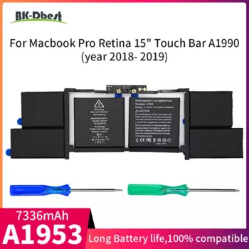 BK-Dbest factory direct supply A1953 Laptop Battery For Apple Macbook Pro Retina 15 Touch Bar A1990 year 2018 2019