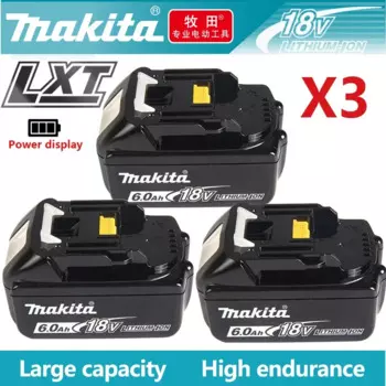 BL1850 для makita 18 В 6 Ач оригинальный аккумулятор bl1830 bl1860 bl1850B инструмент, совместимые с беспроводной шлифовальной машиной Makita 18 В