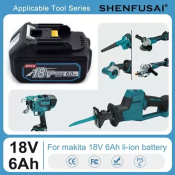 BL186018V 18650 для Makita оригинальный литий-ионный аккумулятор для электроинструментов BL1830 BL1850B LXT400 + зарядное устройство