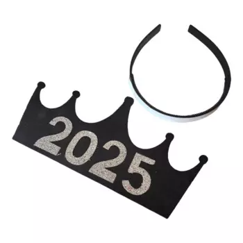 Блестящая повязка на голову 2025, реквизит для фотосессии, веселая повязка на голову для вечерние вечеринки, караоке, обруч для