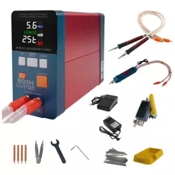 Блестящий 801H Spot Welder21KW 3500A, высокоточный фотоаппарат для алюминия, никель, литий-железо-фосфатной батареи