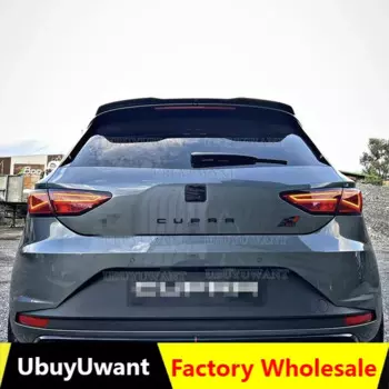 Блестящий черный спойлер на крышу заднего багажника для SEAT Leon MK3 5F, крыло Cupra 5dr 2012-2019
