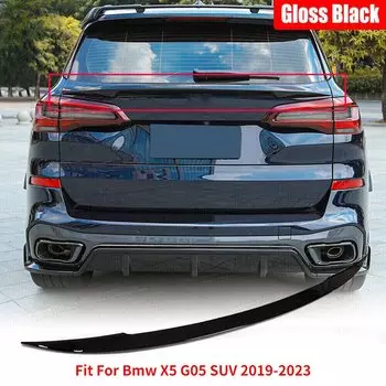 Блестящий Черный задний Средний спойлер для Bmw X5 G05 SUV 2019-2023
