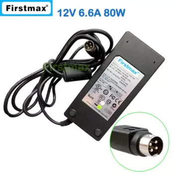 Блок питания 12 В 6,6 А 80 Вт для зарядного устройства Posiflex POS JIVA EA10953A 4PIN