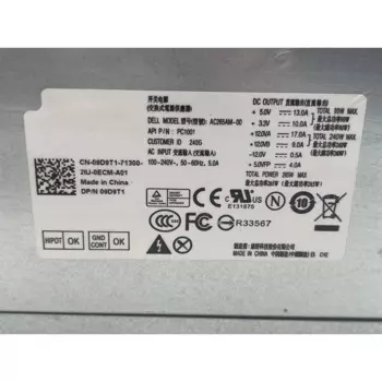 Блок питания 9D9T1 265 Вт для DELL 790 390MT