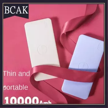 Блок питания BCAK Style 10000 мАч, небольшая и большая емкость, маленький и мини, прочный, ультратонкий и портативный для улицы
