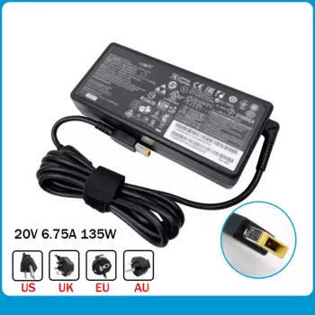 Блок питания для ноутбука Lenovo T440p, 135 Вт, 20 в, а, USB C