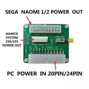 Блок питания для ПК, 20/24 контактов, NAOMI/NAMCO