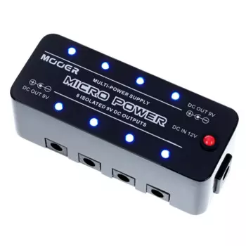 Блок питания Mooer Mpw1 для музыкальных инструментов, педаль для компрессора, 8 портов, 9 в
