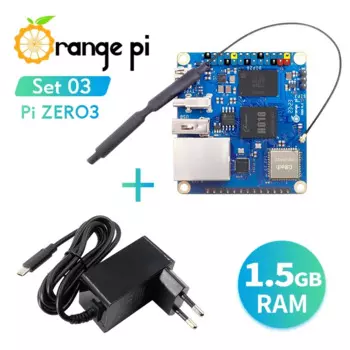 Блок питания Orange Pi Zero 3, 1,5 ГБ + 5 В, 3 А, Type-C, Allwinner H618, Wi-Fi + BT BLE, мини-ПК, Pi Zero3 SBC, однобортный компьютер