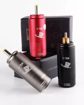 Блок питания RCA / DC для профессиональной тату-машинки, 3 цвета, 1200 мАч