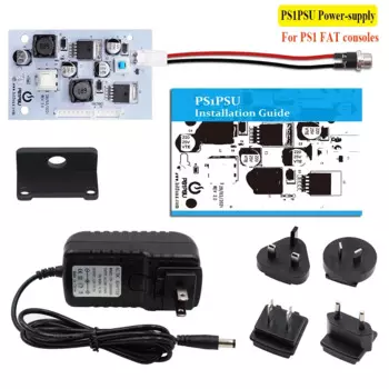 Блок питания RetroScaler Rev 2,0 PS1PSU, запасные части, 12 В, 3 А, поддержка PSIO XS для PS1 жирная консоль