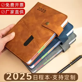 Блокнот a5, новый блокнот на 2025 год, английский план, книга на 365 дней, календарь-планировщик, школьные принадлежности, школьный планировщик, повестка дня 2025 г.