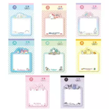 Блокнот для заметок Kuromi Melody Sanrio Cinnamoroll, 48 шт./партия