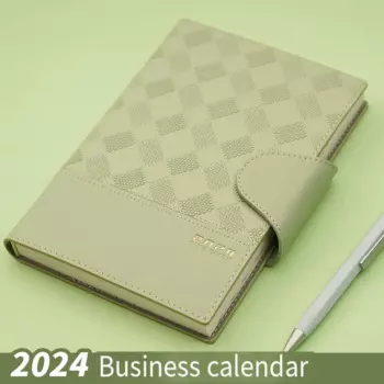 Блокнот клетчатый деловой А5 для студентов, 2024