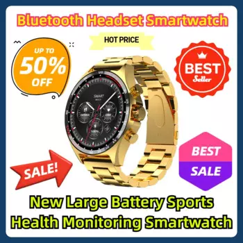 Bluetooth-гарнитура, умные часы, новые спортивные умные часы с большой батареей и мониторингом здоровья