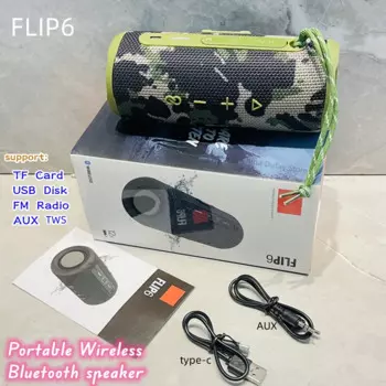 Bluetooth-Колонка Flip6 портативная, водонепроницаемая, уличная