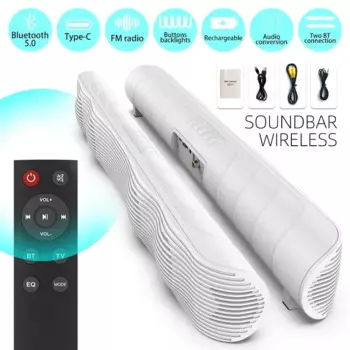 Bluetooth-колонки, HIFI Портативная Беспроводная колонка, стерео, бас, звуковая панель, FM-радио, USB, сабвуфер для компьютера, ТВ, телефона, Caxia De Som