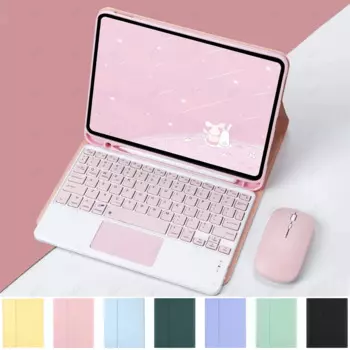 Bluetooth тачпад клавиатура для iPad Air 4 Air 5 10,9 дюйма 10 поколения 2022 Обложка Pro 11 10,5 10,2 9th Air 3 2 Складная подставка