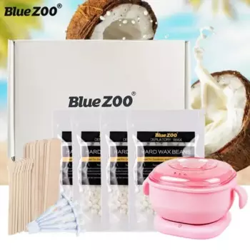 BlueZOO Удобная силиконовая антипригарная машина для плавления воска без бумаги, без канифоли, удаление волос, медовый воск для удаления волос, твердый воск
