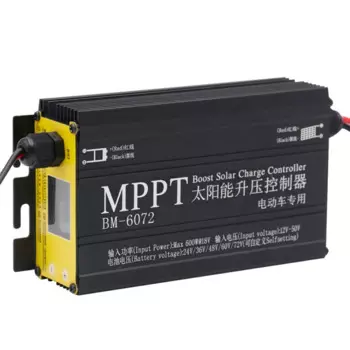 BM6072 600 Вт MPPT Boost солнечный контроллер заряда для 24 В 36 В 48 В 60 В 72 В аккумуляторной системы солнечная панель 12-50 В входное напряжение