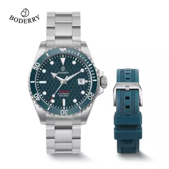Boderry Titanium Diver Наручные часы Автоматические механические спортивные 100M Водонепроницаемые новые роскошные часы для мужчин