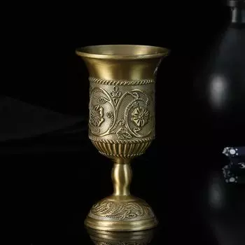 Бокал для вина ENERGE SPRING, бронзовый, сплав