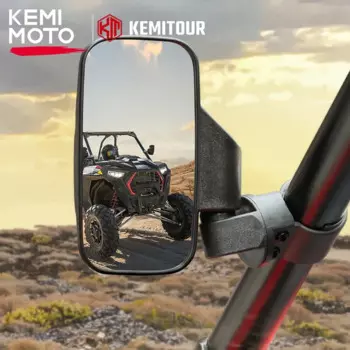 Боковое зеркало заднего вида KEMiMOTO 1,75-2 UTV, совместимое с Polaris RZR PRO XP/XP4 1000 800 для Can-am Maverick X3 для Arctic Cat