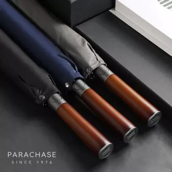 Большой длинный зонт Parachase для солнца, большой зонтик для гольфа с УФ-защитой, Ветрозащитный прочный зонтик с 8 ребрами, мужской уличный зонтик