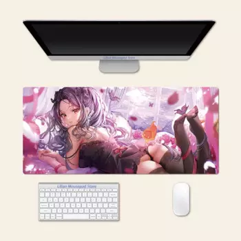 Большой коврик для мыши Scarle Yonaguni Nijisanji с аниме, игровой коврик для офиса, игровой креативный Настольный игровой коврик