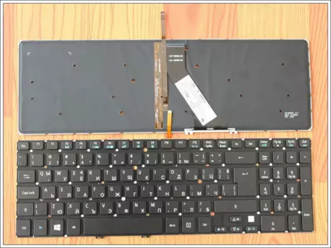 Болгарская Клавиатура для ноутбука Acer Aspire VN7-571 VN7-571G VN7-591G с подсветкой BG