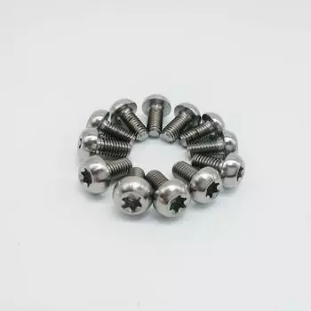 Болты для дисковых тормозов CyclingMan титановые M5x10 мм 12 шт.