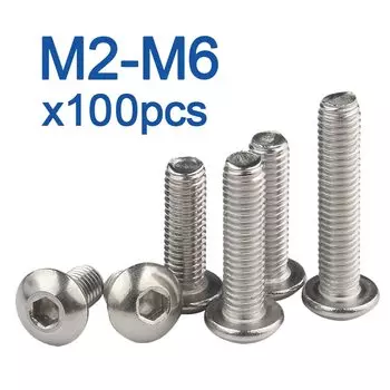 Болты из нержавеющей стали AZKD M2 M2.5 M3 M4 M5