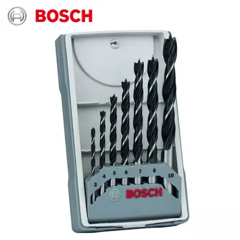 Bosch X-Pro набор сверл по дереву 3/4/5/6/7/8/10 мм 7 шт