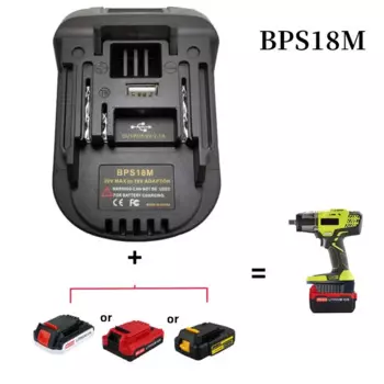 Адаптер для батарей Black & Decker/Bupai/Stanley к инструментам Makita