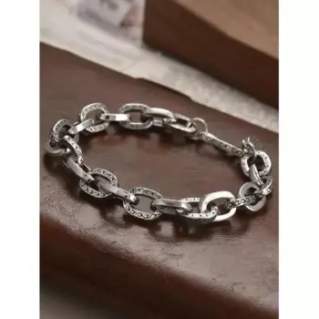 Браслет из серебра 925 пробы для мужчин и женщин