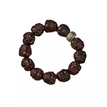 Браслет Pterocarpus Santalinus, мужские поделки, большие бусины Будды, ручной браслет Pi Xiu, браслет с шестью словами, мантра, ручная игрушка