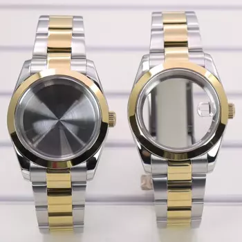 Браслет с сапфировым стеклом, 36/40 мм, для часов Seiko NH34 NH35 NH36/38 Miyota 8215, 28,5 мм