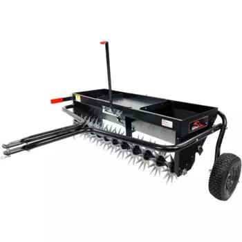 Brinly AS2-40BH-P Комбинированный аэратор с ограничителем веса, 40 дюймов, плоский черный