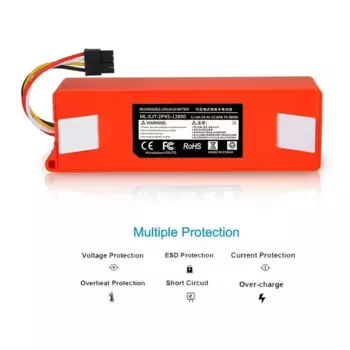 BRR-2P4S-5200S 14,4 В 6500 мАч Сменный аккумулятор для робота-пылесоса для Xiaomi Roborock S55 S60 S65 S50 S51 S5 MAX S6 Запчасти