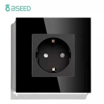 BSEED Розеток настенных стеклянных 16A