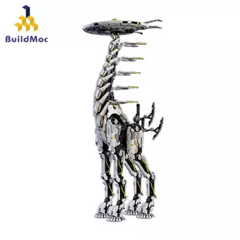 BuildMoc Horizon Dawn Thunder Zero Giant конструктор Mecha Beast Tooth механический Жираф монстр игрушки