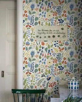 Бумажные обои Pixel&Wall Herbarium