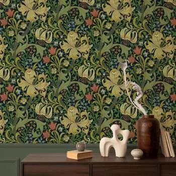 Бумажные обои Pixel&Wall «Золотая лилия»