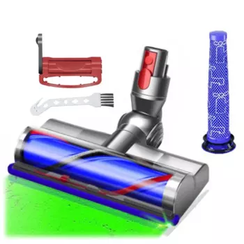 Быстросъемная Насадка для пылесоса Dyson V7 V8, Сменная головка с прямым приводом и фильтром для деревянных полов
